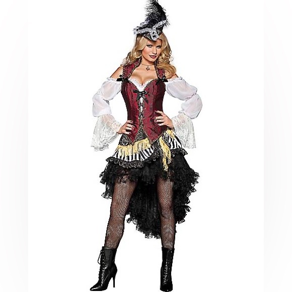 Adult High Sees Treasure Pirate Costume - Picture 1 of 14